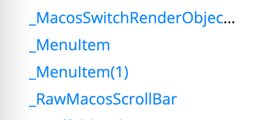 Unique names example