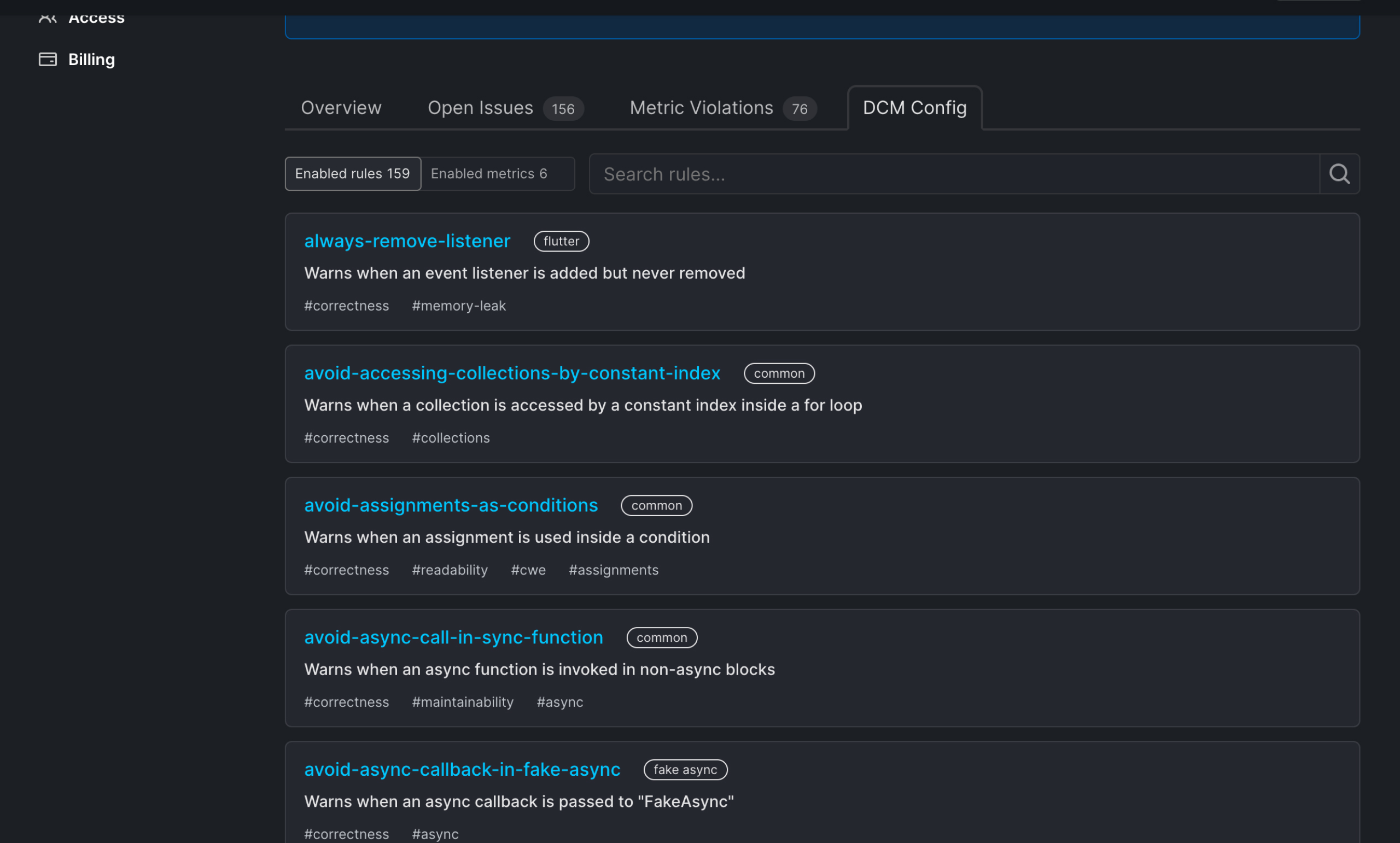 Project Metrics