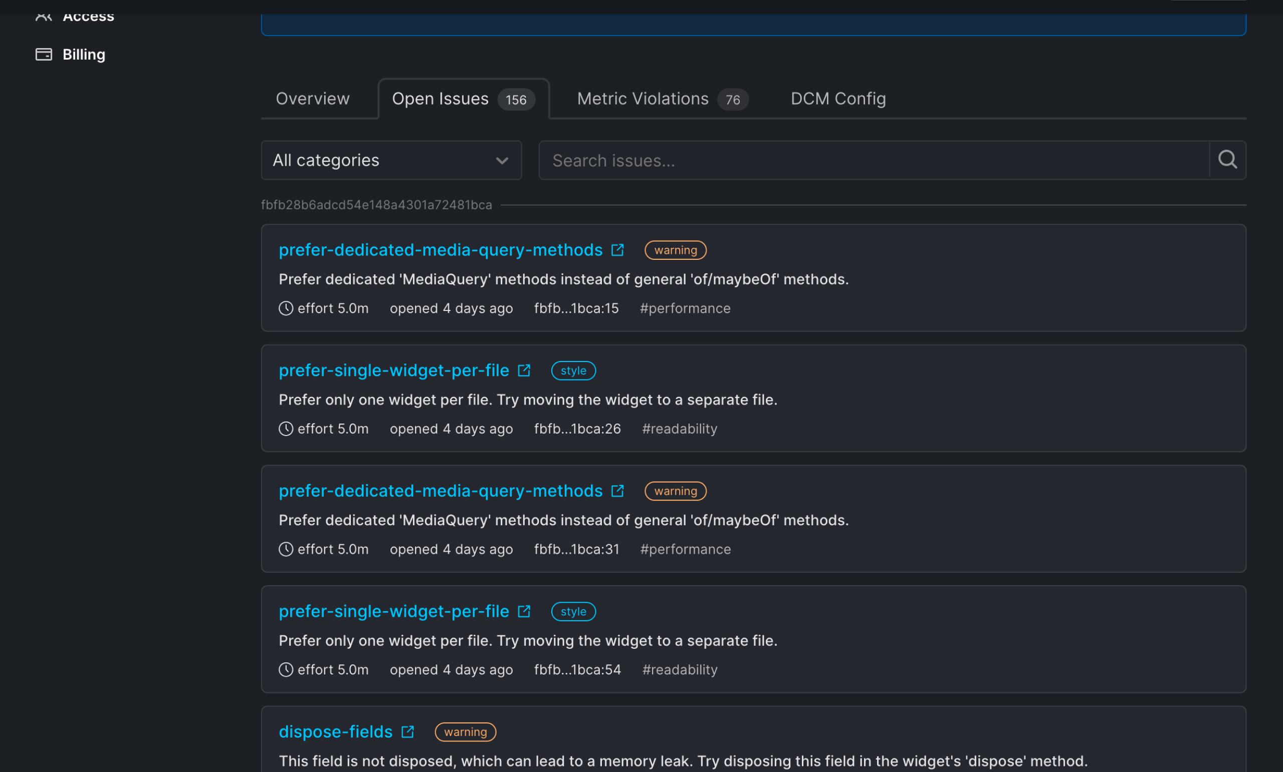 Project Issues