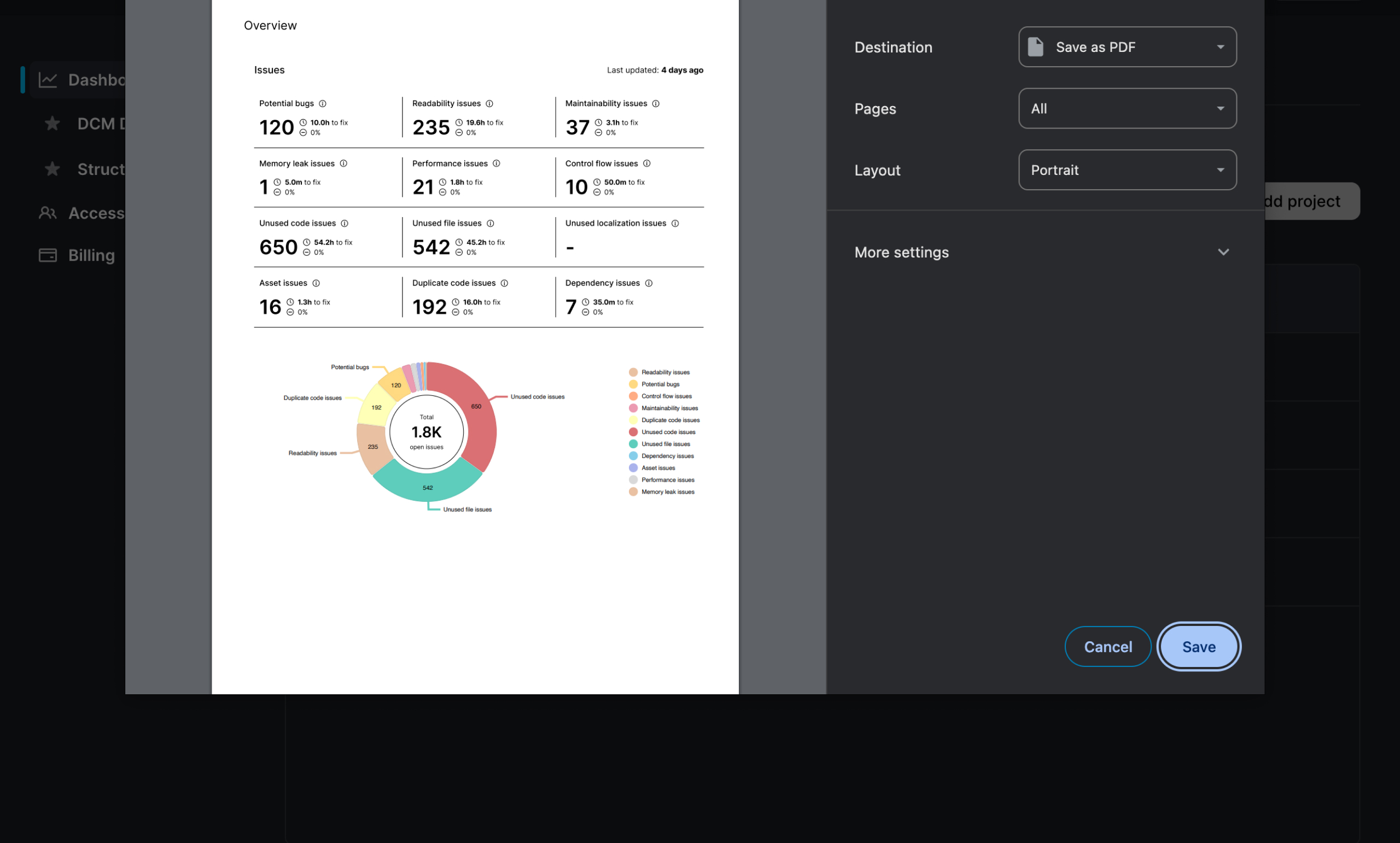 PDF Report