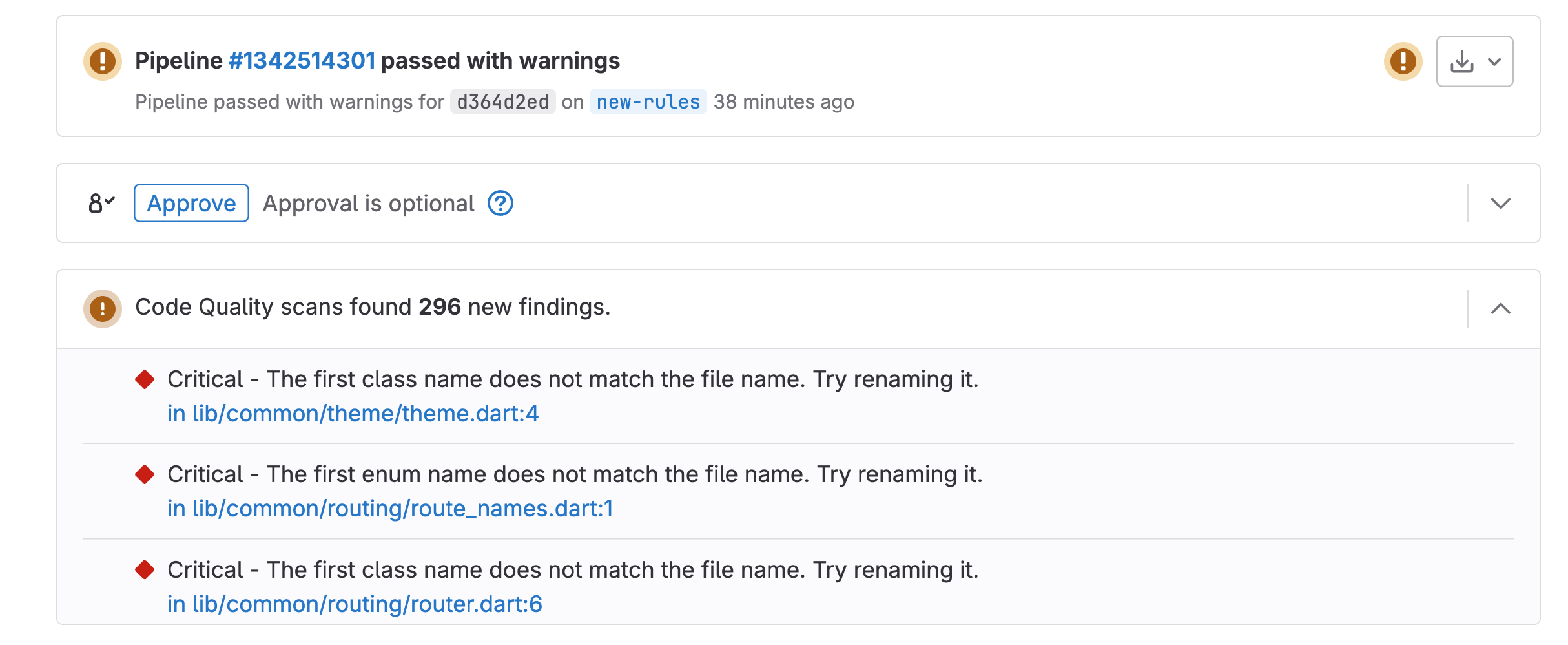 GitLab PR