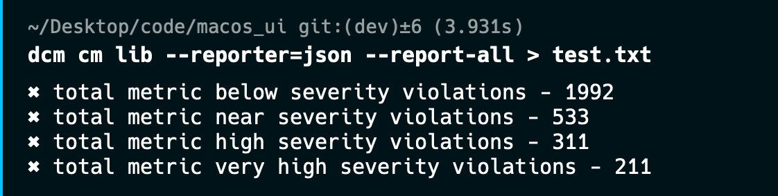 Stderr Output