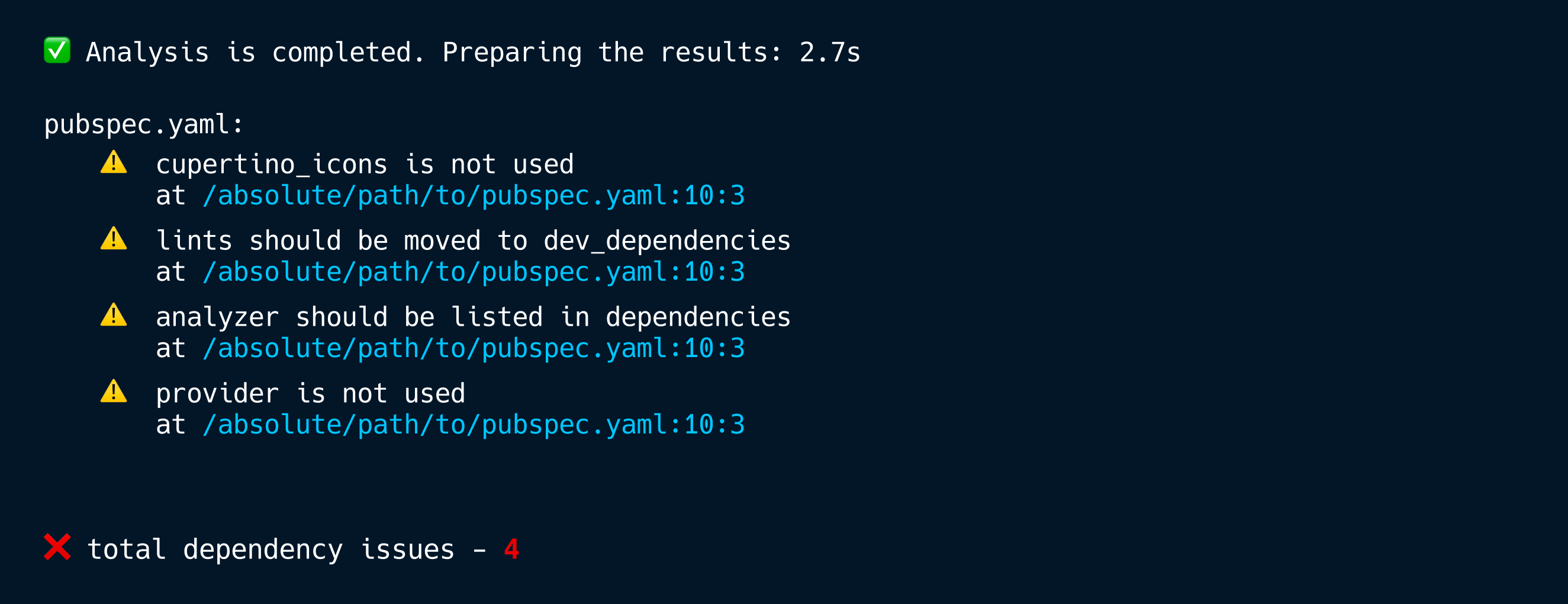 Misused dependencies